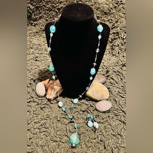 Mermaid Necklace and Earring Set 🧜‍♀️